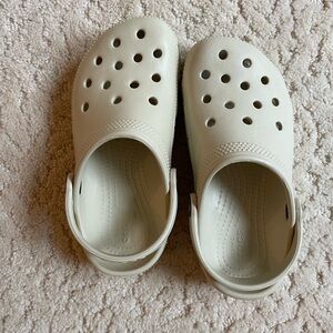 CROCS Kids Cream Clogs
